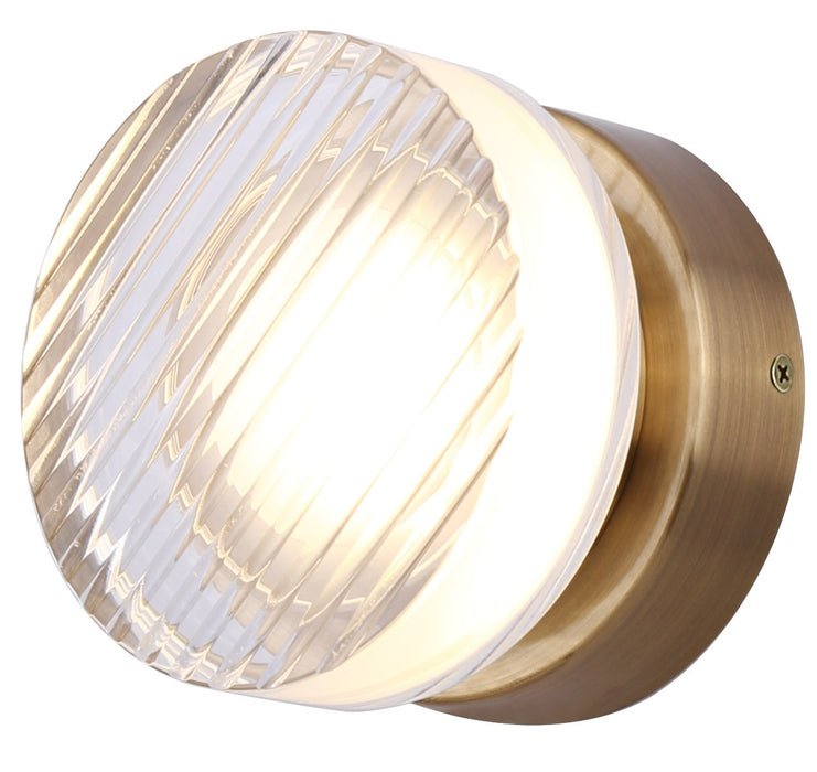 Canarm LWL297A05GD LED Wall Sconce, Gold