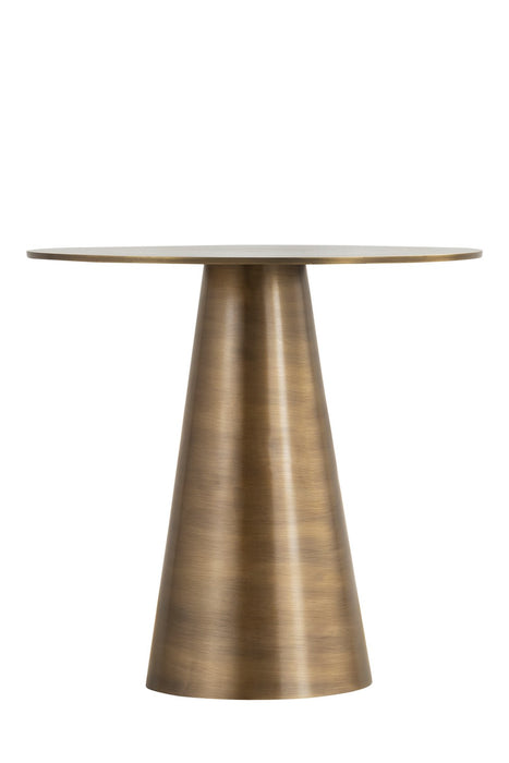 Canarm OM-22025 Side Table, Antique Brass