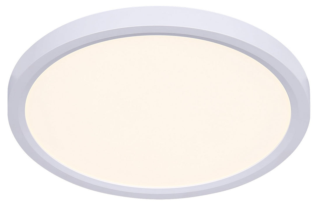 Canarm SMD1225WH One Light Flush Mount, White