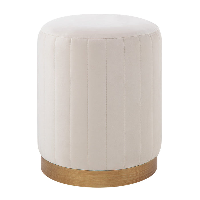 Renwil CHA093 Ottoman, Off-White