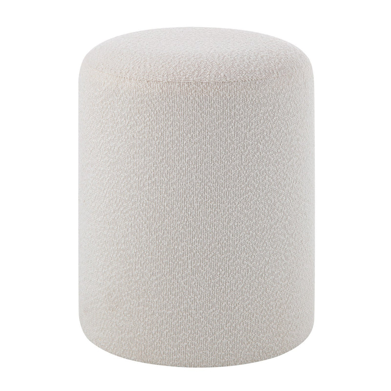Renwil CHA096 Ottoman, Off-White