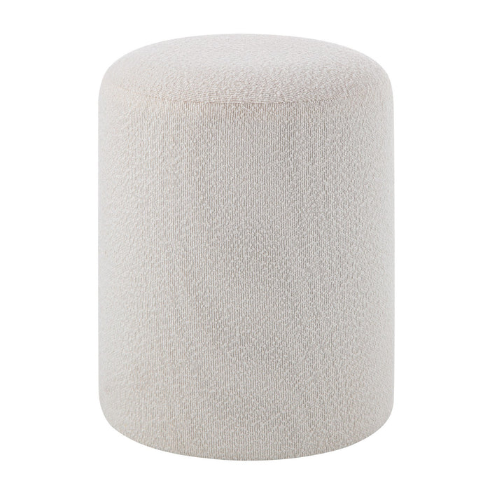 Renwil CHA096 Ottoman, Off-White