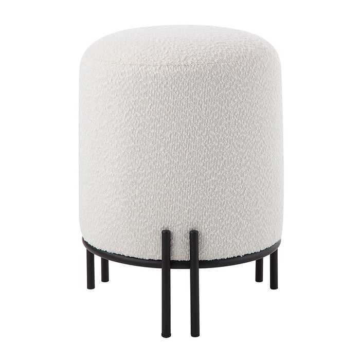 Renwil CHA097 Ottoman, Off-White