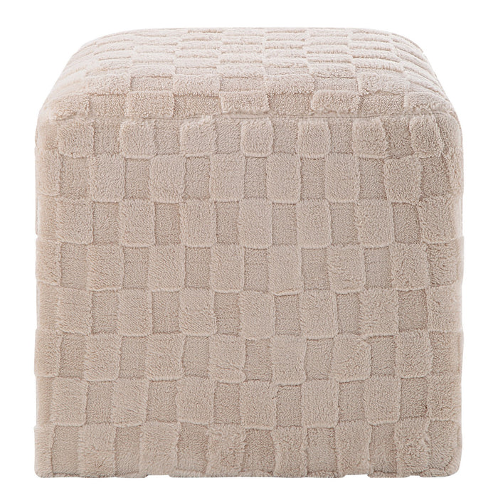 Renwil CHA098 Ottoman, Beige