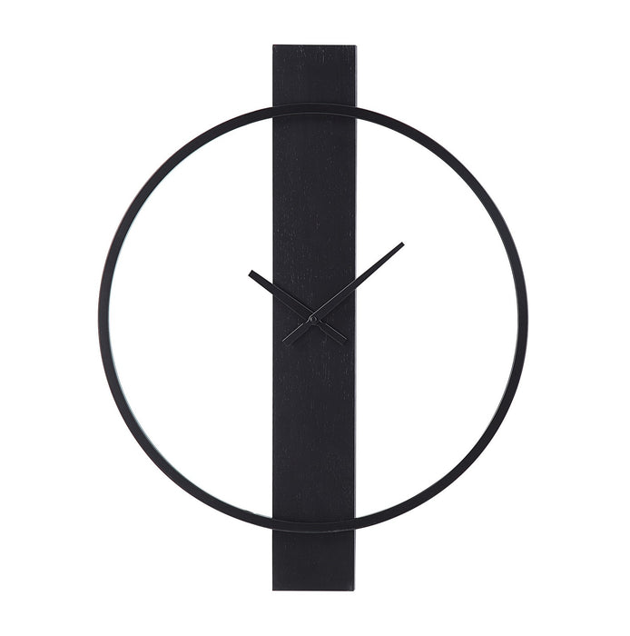 Renwil CL255 Wall Clock, Matte Black