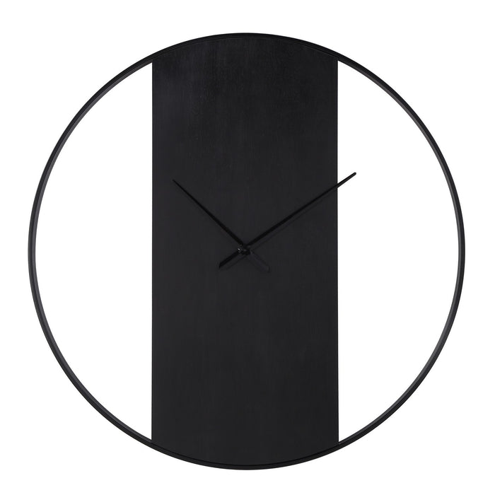 Renwil CL256 Wall Clock, Matte Black