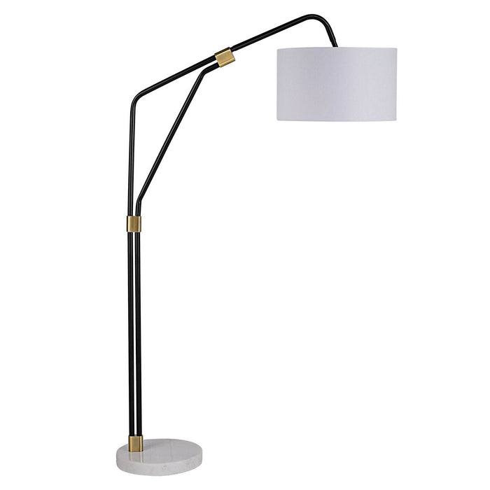Renwil LPF3143 LED Floor Lamp, Antique Brass
