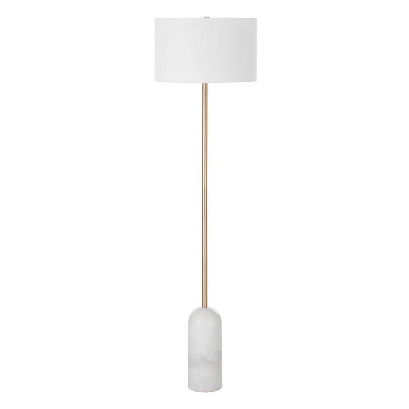 Renwil LPF3144 LED Floor Lamp, Antique Brushed Brass