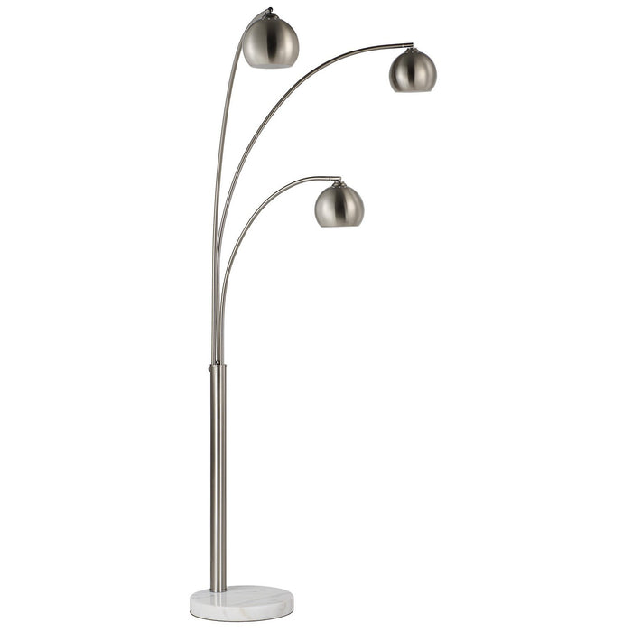 Renwil LPF3161 Three Light Floor Lamp, Brushed Nickel