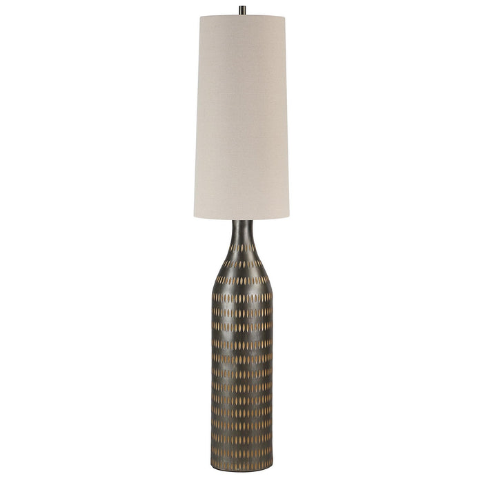 Renwil LPF3163 Two Light Floor Lamp, Dark Brown