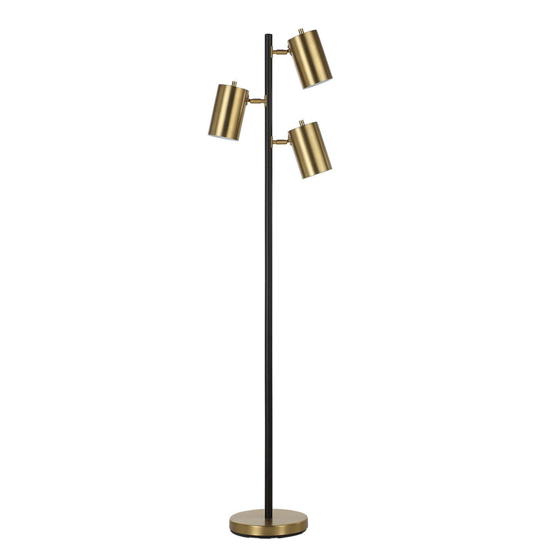 Renwil LPF3171 Three Light Floor Lamp, Matte Black