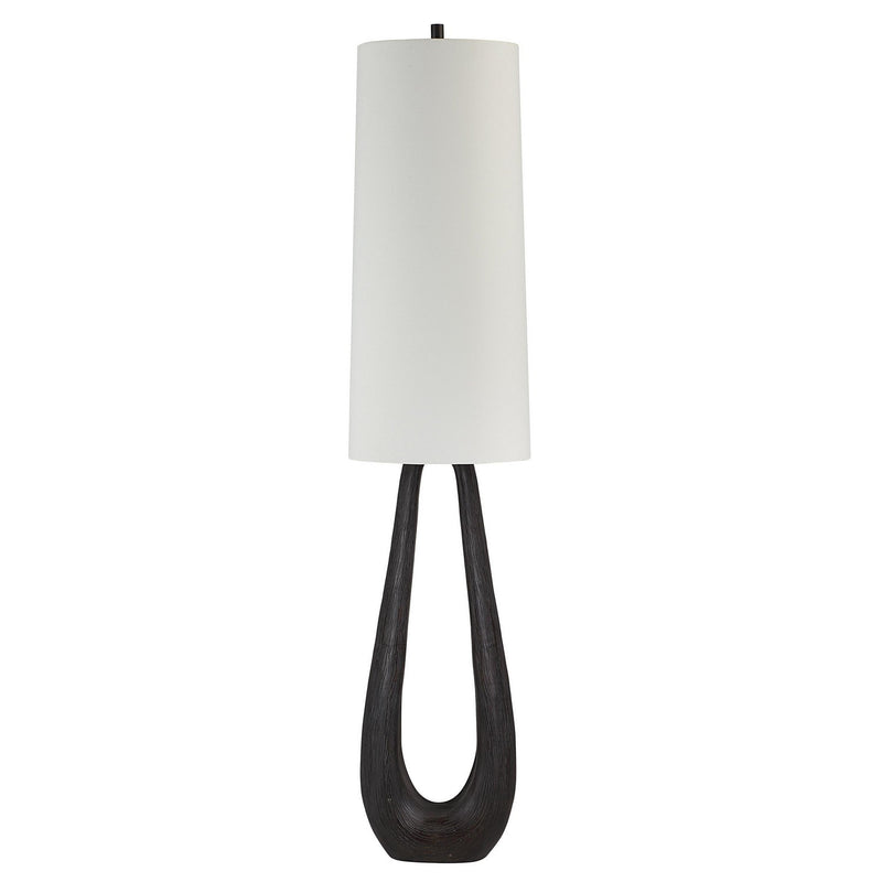 Renwil LPF3181 Two Light Floor Lamp, Dark Walnut