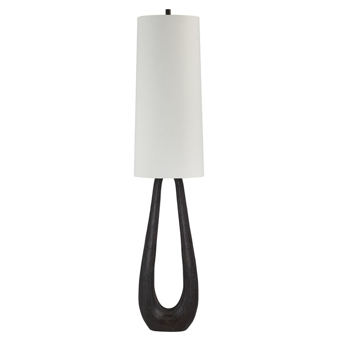 Renwil LPF3181 Two Light Floor Lamp, Dark Walnut