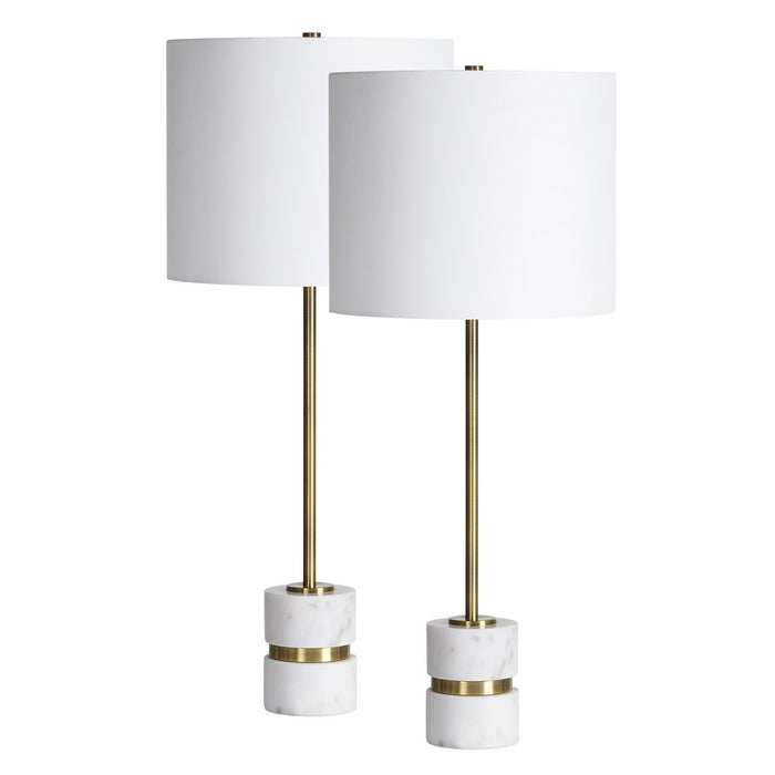 Renwil LPT1251-SET2 LED Table Lamp- Set, Antique Brass