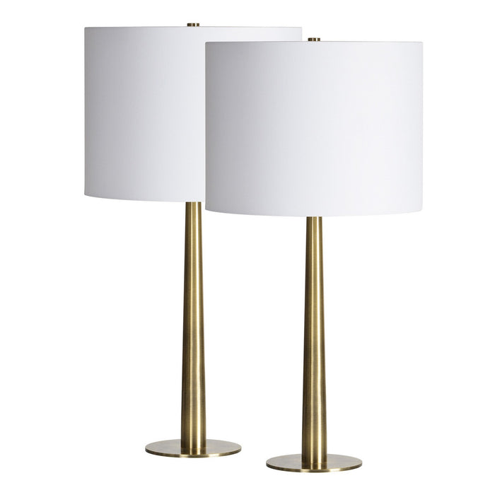 Renwil LPT1253-SET2 LED Table Lamp- Set, Antique Brass