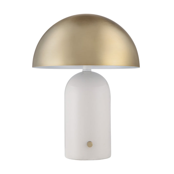 Renwil LPT1256 LED Table Lamp, Glossy Off-White