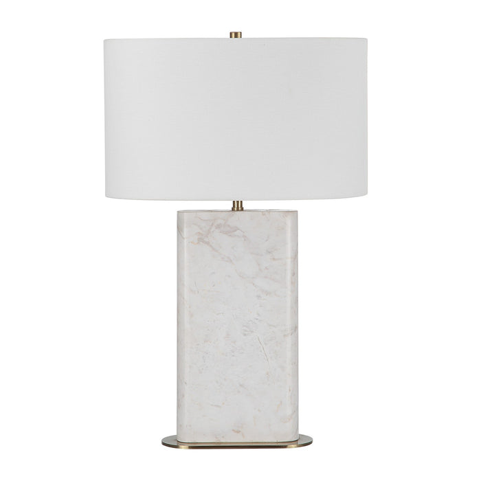 Renwil LPT1258 LED Table Lamp, Honed White