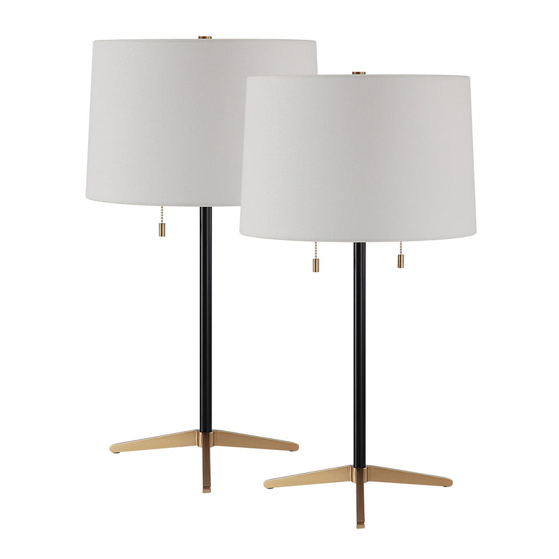 Renwil LPT1265-SET2 LED Table Lamp- Set Of Two, Matte Black
