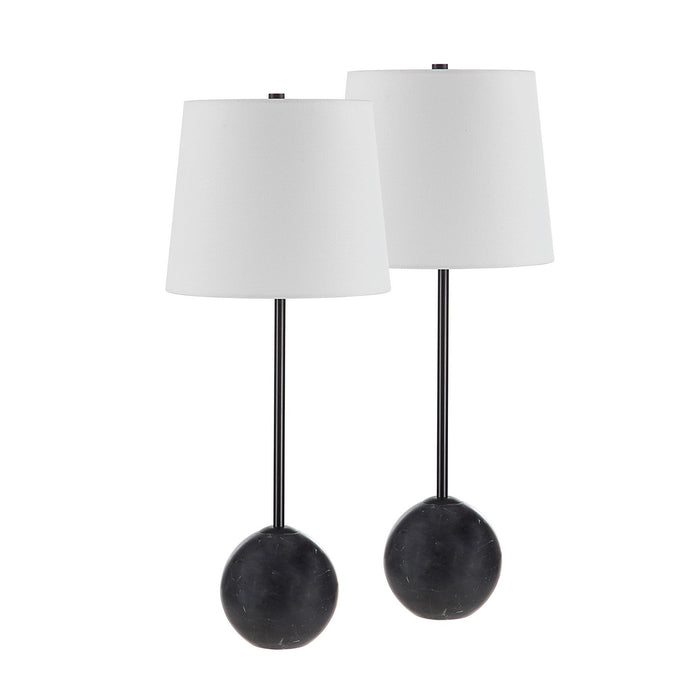 Renwil LPT1266-SET2 LED Table Lamp- Set Of Two, Honed Black