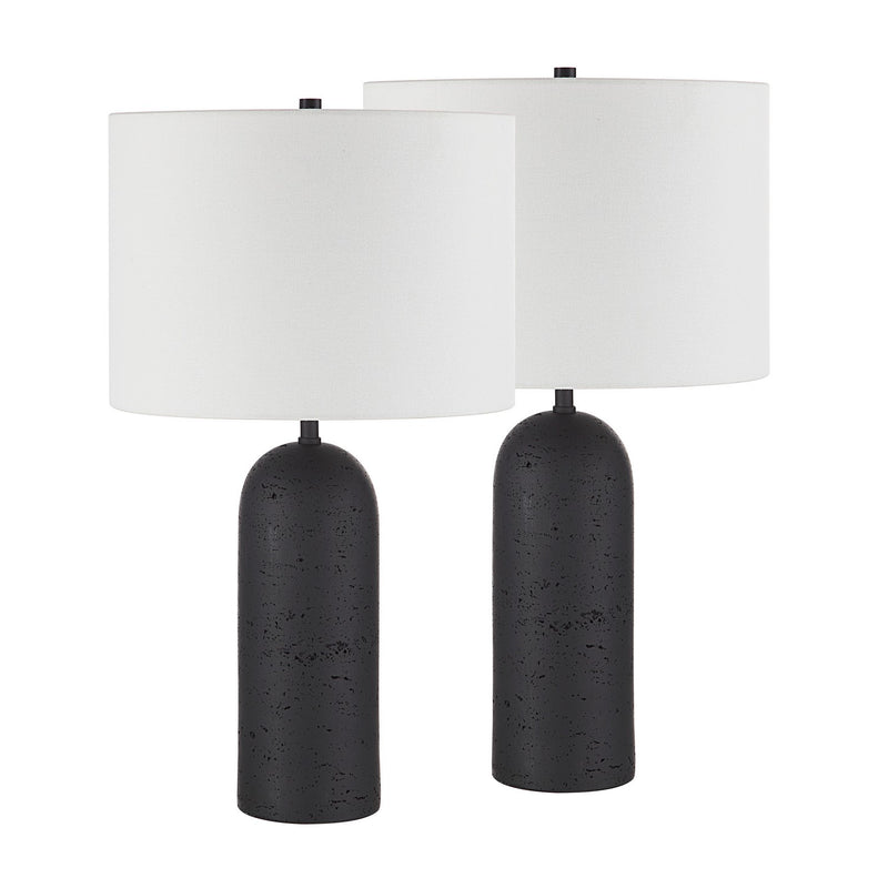 Renwil LPT1267-SET2 LED Table Lamp- Set Of Two, Black