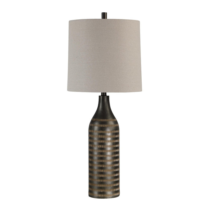 Renwil LPT1318 One Light Table Lamp, Dark Brown