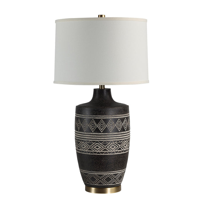 Renwil LPT1326 One Light Table Lamp, Black With Wash