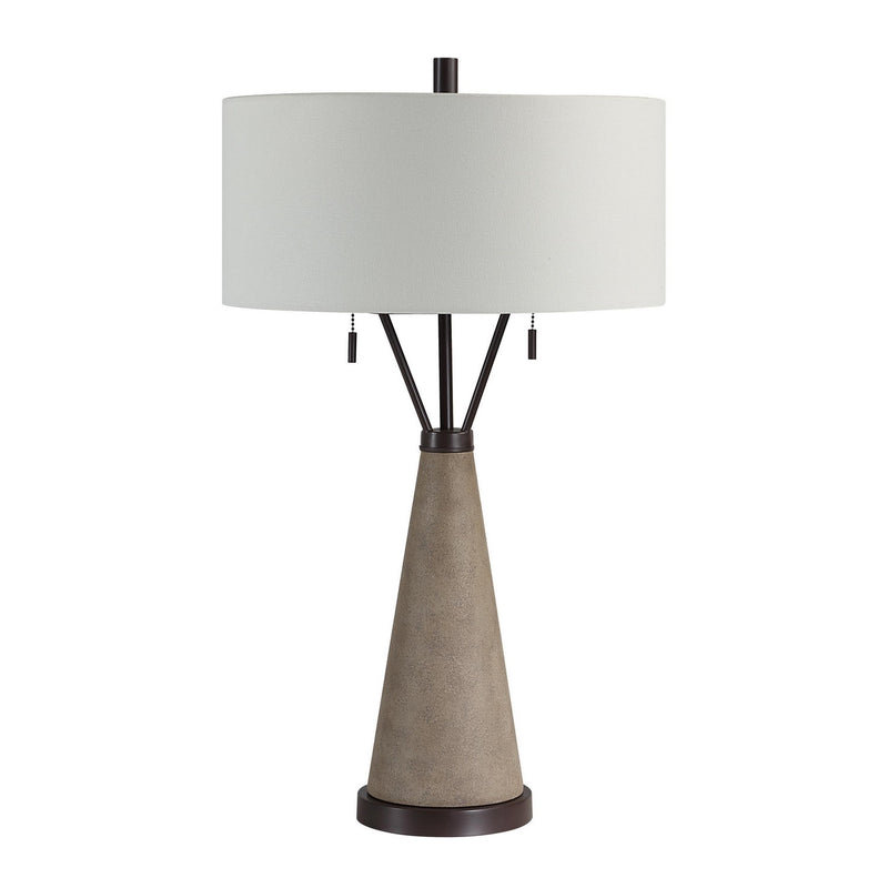 Renwil LPT1333 Two Light Table Lamp, Cream Wash
