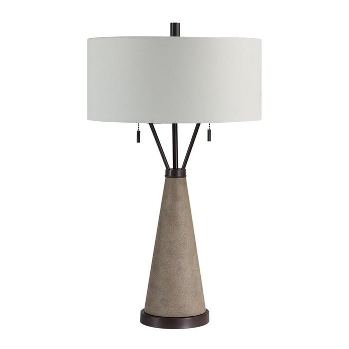 Renwil LPT1333 Two Light Table Lamp, Cream Wash