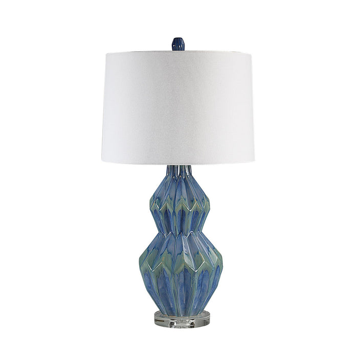 Renwil LPT1354 One Light Table Lamp, Turquoise Blue