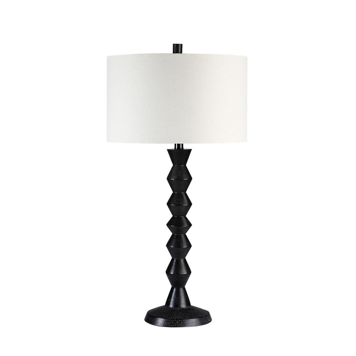 Renwil LPT1358 One Light Table Lamp, Matte Black Wash