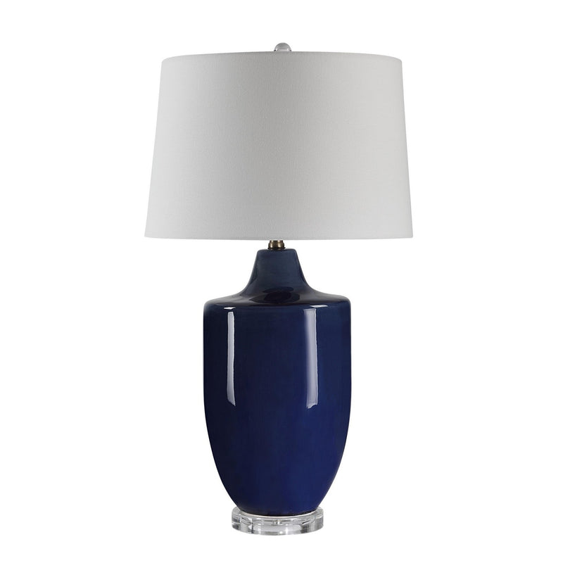 Renwil LPT1361 One Light Table Lamp, Crackled Navy
