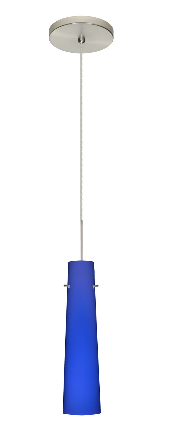 Besa 1XT-5674CM-SN One Light Pendant, Nickel