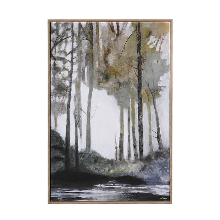 Renwil OL2133 Canvas Art, Light Walnut
