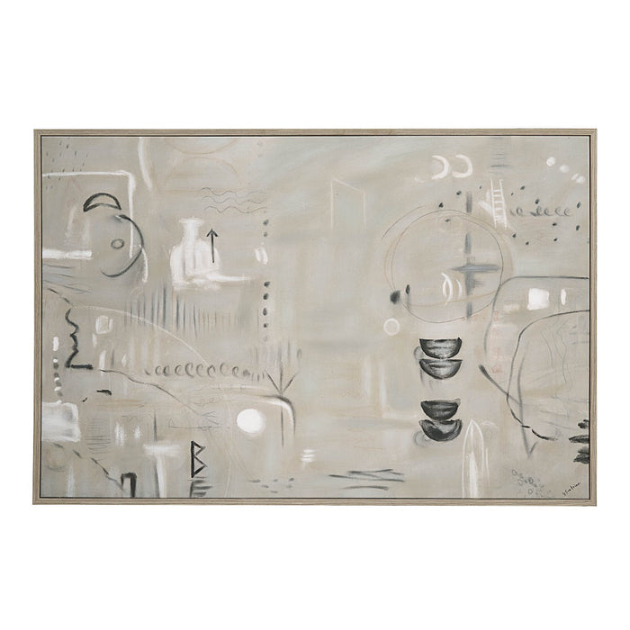 Renwil OL2135 Canvas Art, Light Walnut