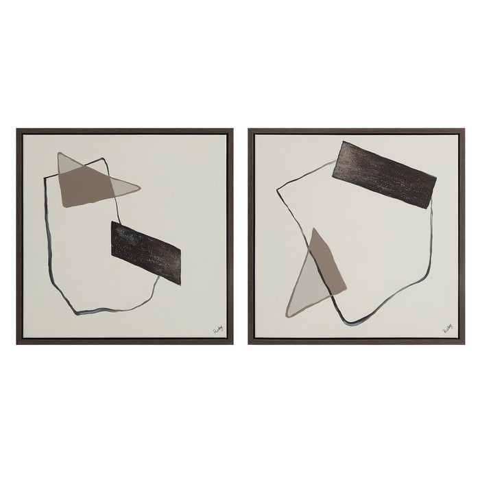 Renwil OL2142 Canvas Art, Dark Brown