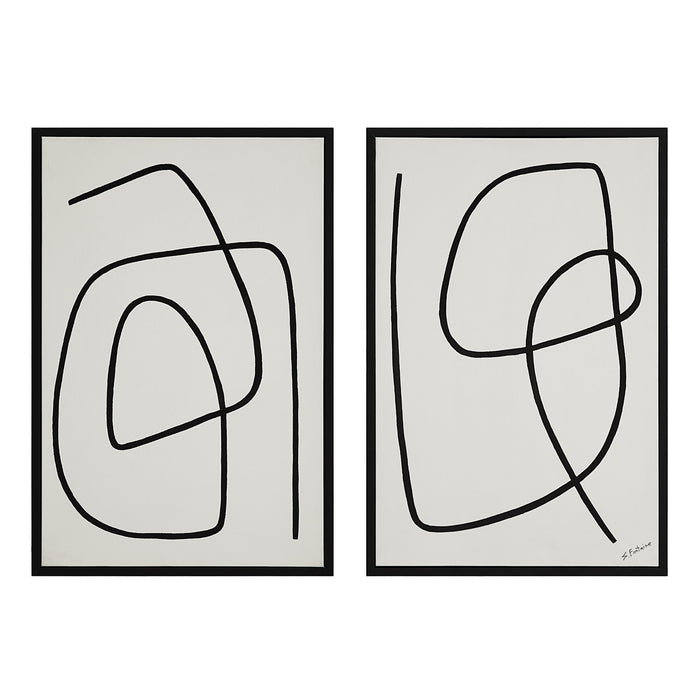 Renwil OL2149 Canvas Art, Painted Black
