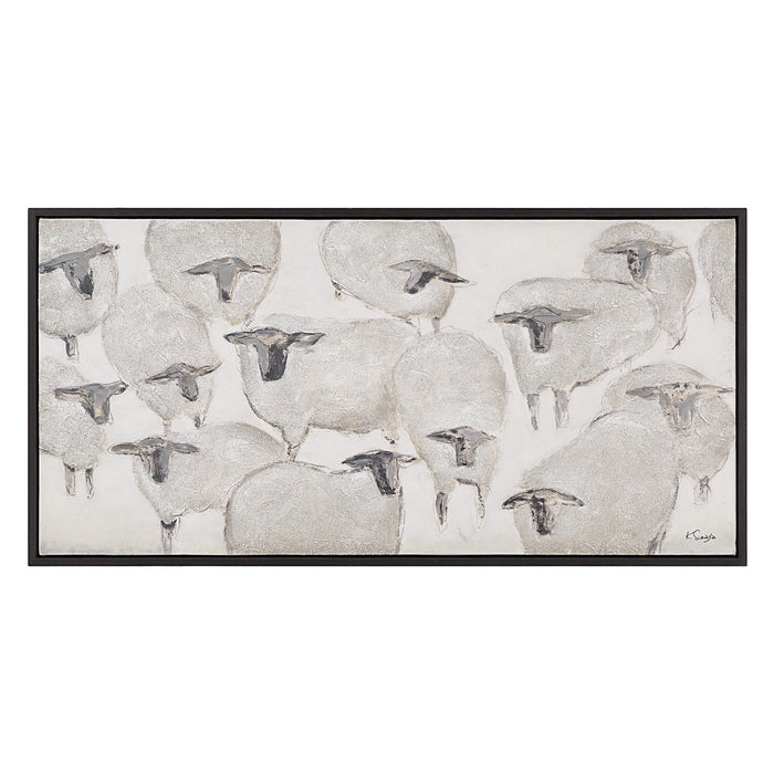 Renwil OL2162 Canvas Art, Dark Grey