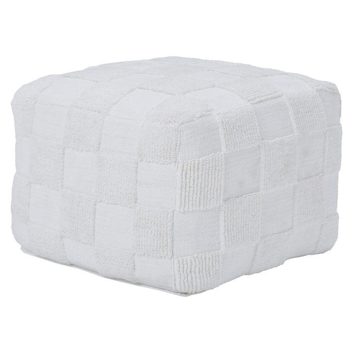 Renwil PF044 Pouf, Ivory
