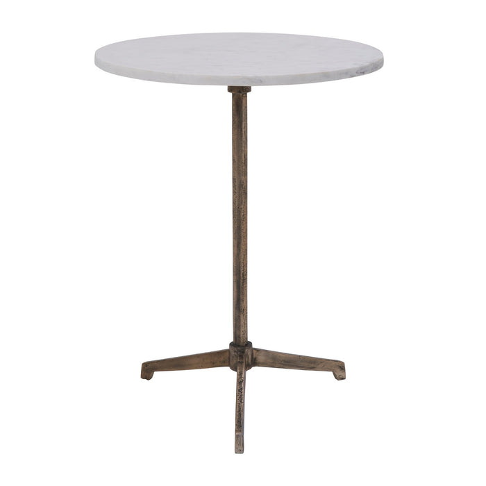 Renwil TA487 Side Table, Antique Brass