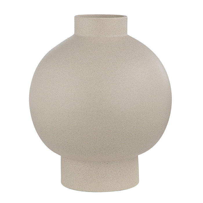 Renwil VAS259 Vase, Textured Matte Ivory