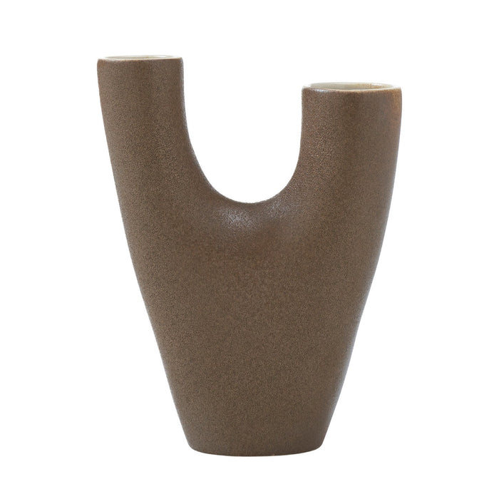 Renwil VAS275 Vase, Textured Brown