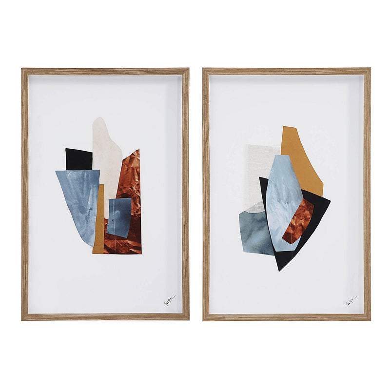 Renwil W6738 Wall Art, Light Walnut