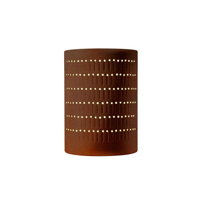 Justice Designs CER-2295-RRST-LED2-2000 LED Lantern, Real Rust