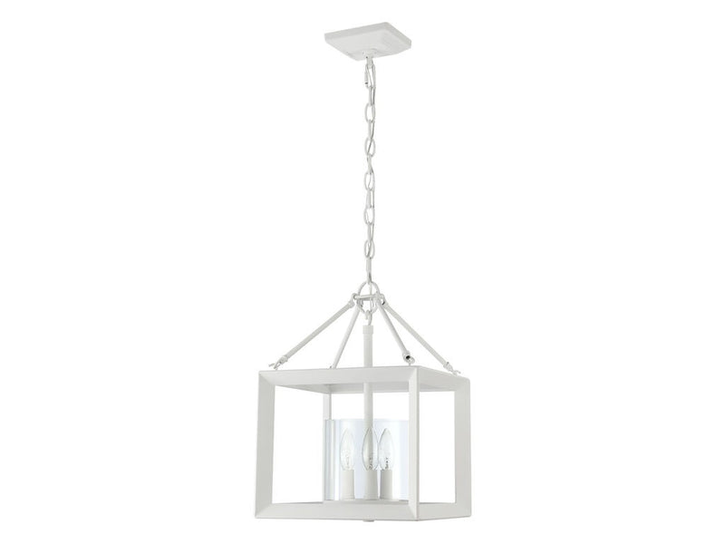 Golden 2073-M3 NWT-CLR Three Light Pendant, Natural White