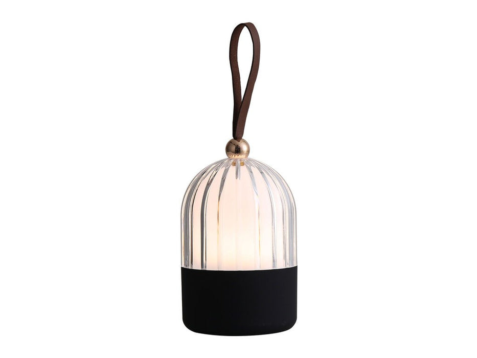 Golden 2253-4 BLK LED Lantern, Matte Black