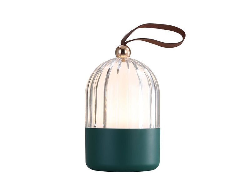 Golden 2253-4 GRN LED Lantern, Matte Green