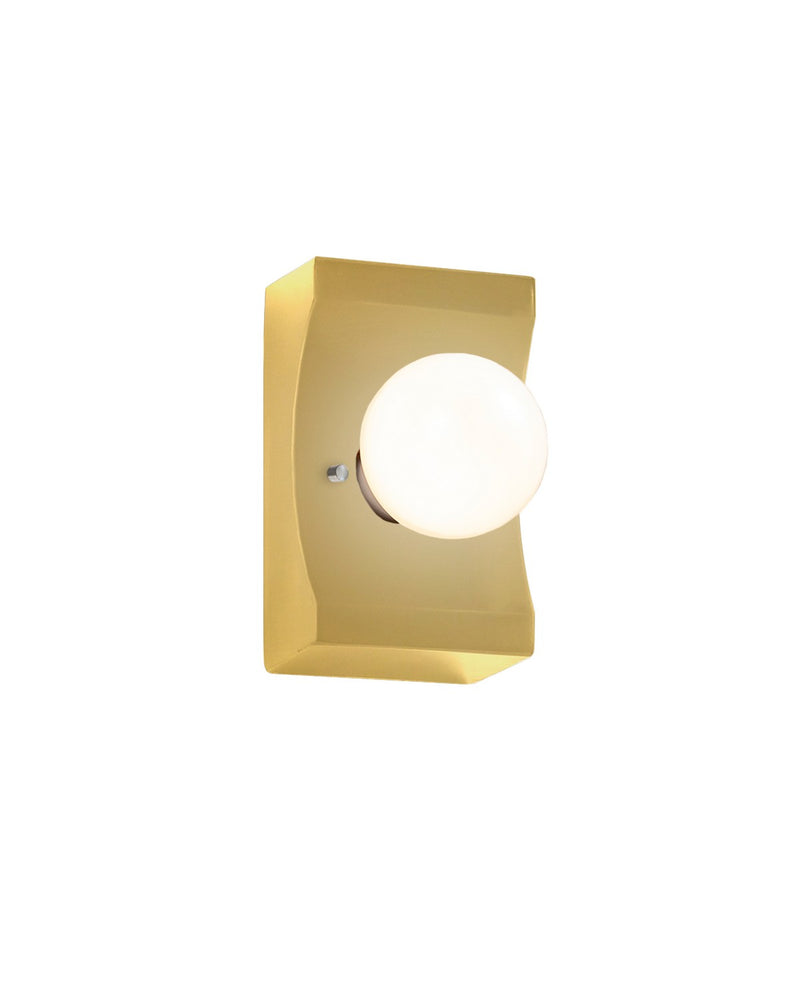 Justice Designs CER-3025-MYLW One Light Wall Sconce, Muted Yellow