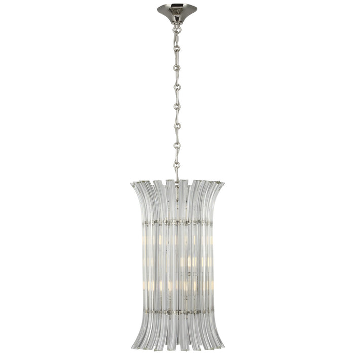 Visual Comfort Signature ARN 5074PN-CG LED Pendant, Polished Nickel