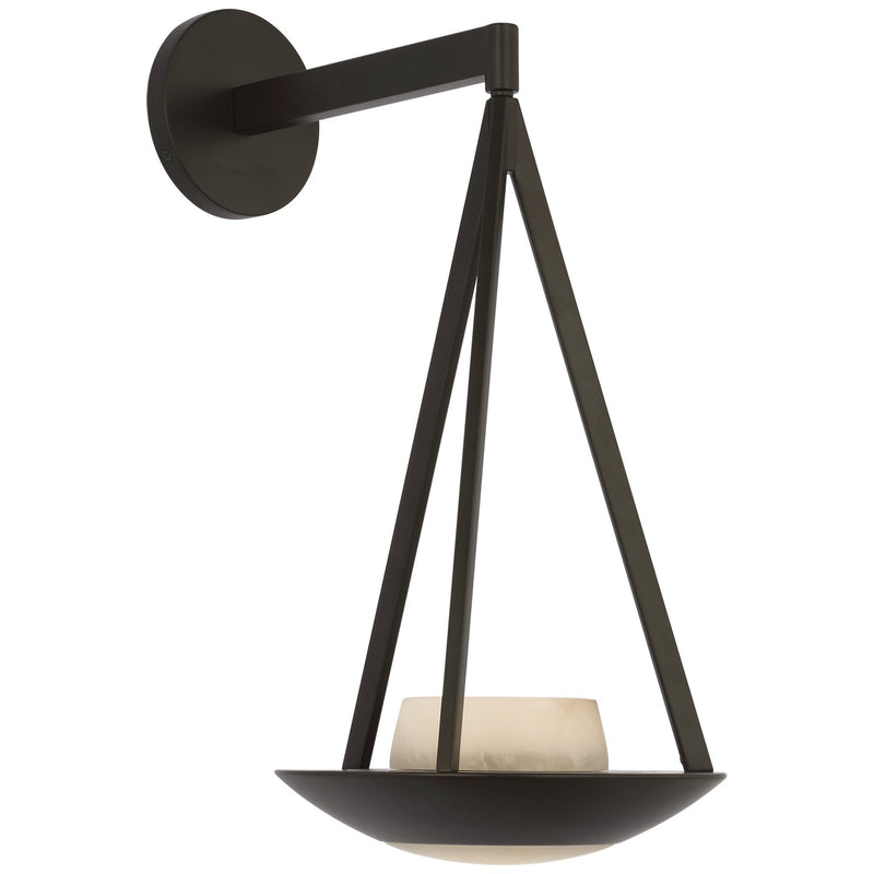 Visual Comfort Signature BBL 2165MI-ALB LED Wall Sconce, Modern Iron