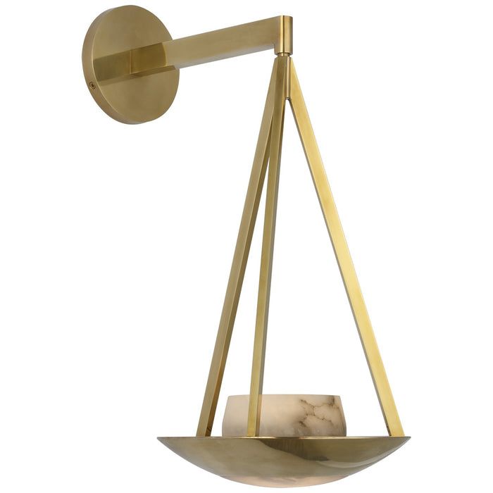 Visual Comfort Signature BBL 2165SB-ALB LED Wall Sconce, Soft Brass